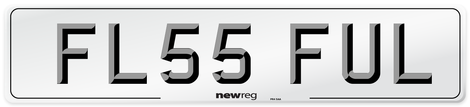 FL55 FUL Number Plate from New Reg